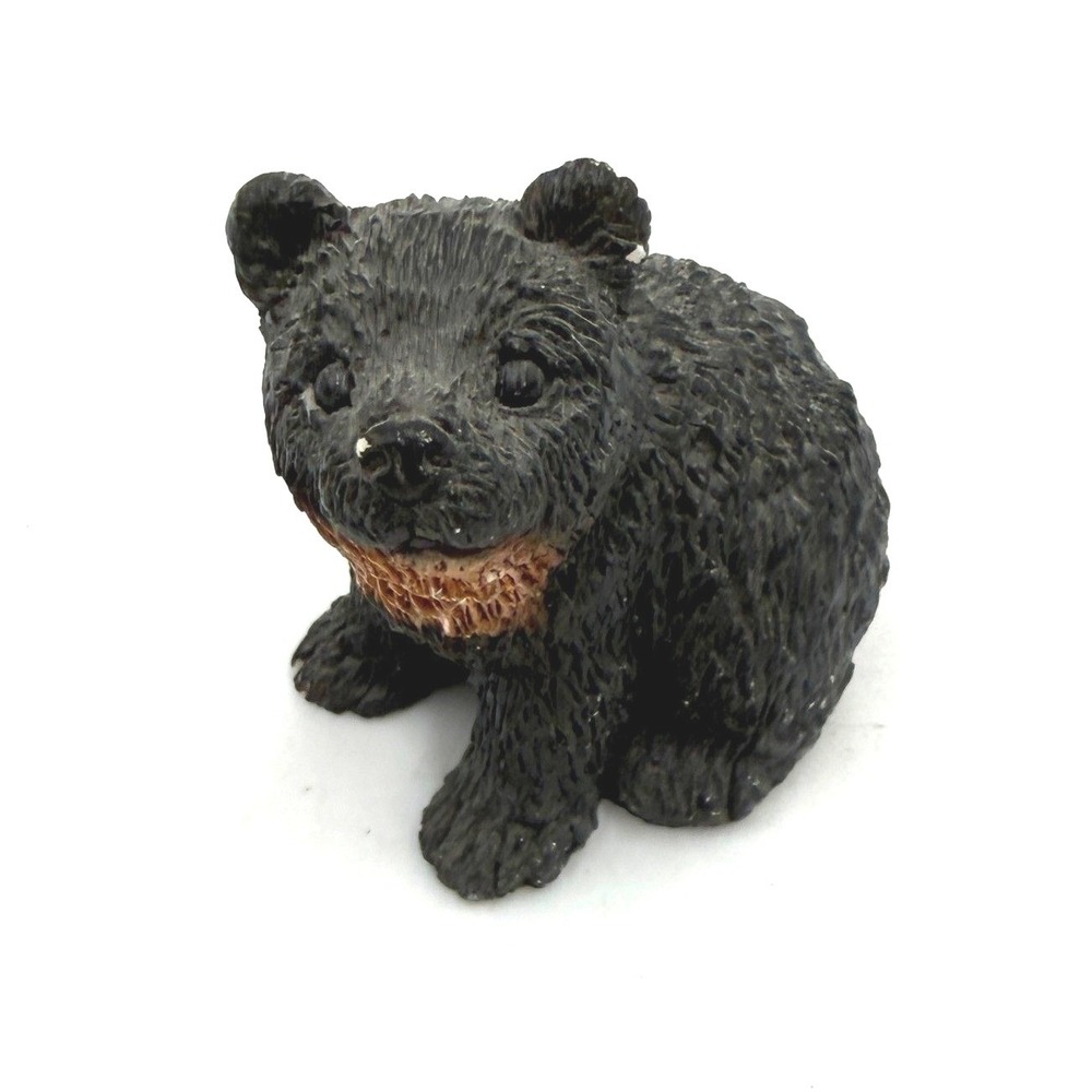 Stone Critters Littles Black Bear Cub Figurine